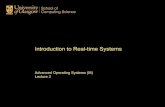 Introduction to Real-time Systems - Introduction to Real-time Systems â€¢ Real-time systems deliver