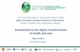 Introduction to the digital transformation of health and care · • Well, not really –digital medical imaging is from the 1970’s, and DICOM came soon thereafter • But, gradually,
