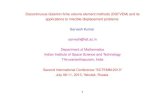 Discontinuous Galerkin ﬁnite volume element methods ...sctemm.s-vfu.ru/ru2013/wp-content/uploads/2013/07/SarveshK_DGF… · Sarvesh Kumar sarvesh@iist.ac.in Department of Mathematics