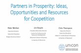 Partners in Prosperity: Ideas, Opportunities and Resources for …€¦ · Executive Education. Rutgers Business School. Jon Kaupla. President/Executive Director. Center for Professional