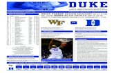 DUKE BASKETBALL | GAME #30 GoDuke.com | @DukeMBB | # ... · (since the 2009-10 season), the third-best home winning percentage in the NCAA over that stretch. HOME WINNING PERCENTAGES