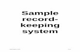 Sample record- keeping system - NAMI...Information to Include in your Record-Keeping System Section 1 – Personal 1. Photocopies of your child’s: • Birth certificate • Social
