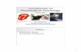Introduction to Physiological Psychologyksweeney/pdfs/11.pdf · 2011. 3. 15. · 15 Olfaction- Broadly Speaking ! Odorants enter through the nose, hit olfactory receptors, which have