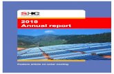 2018 Annual report - IEA SHC · Chile), Memorandum of Understanding with solar thermal trade organizations, annual Solar Heat Worldwide statistics report, organization and participation