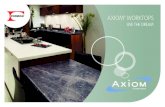 AXIOM WORKTOPSstorage.googleapis.com/wzukusers/user-21058229/...GuidE to sELEctinG your drEam worktoP and accEssoriEs Design & Colour choose from one of 60 designs in the axiom® by