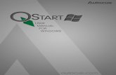 QStart Windows Software Manual - Autocue Windows Softwar… · ! 2! InstalltheQStartsoftware ’! QStart!forWindows!software!is!distributed!by!Autocue!via!USB!thumb!drive!or!as!adownload!from!the!