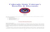 Colorado State Veteran's Benefits & Discounts · provides: 24 hour nursing care, Meals, Physician services & restorative therapy, Transportation, Diversified activities, and an all-inclusive