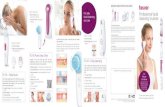 Professional facial cleansing brushes - Beurer · the facial cleansing brush, microdermabrasion device and facial sauna. Facial cleansing brush for varied applications Facial cleansing