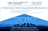 InsurTech North Brochure · 2019. 5. 16. · and learning relevant to insurtech for the Life/Health and P&C sectors. InsurTech North is the place where insurance leaders and innovators