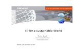 IT for a sustainable World - Abengoa · 2016. 2. 20. · GDO OASyS ® SimSuite RealTime Gas GMAS Global Services 1. Optimization and reduce energy consumption through the application