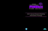 2017 Annual General Meeting Information Package PFS-SBA AGM...Toronto Transit Commission Pension Fund Society 1920 Yonge Street 6th Floor Toronto, Ontario M4S 3E2 2017 Annual General