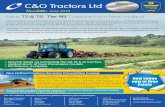 Newsletter June 2016 - C&O Tractors · Newsletter June 2016New Holland Combine Harvester Presentation Evening New Holland Combine Harvester owners are invited to operator refresher
