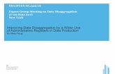 Improving Data Disaggregation by a Wider Use of Administrative … · 2016. 7. 11. · ESA/STAT/AC.320/16 Expert Group Meeting on Data Disaggregation 27-29 June 2016 New York Improving