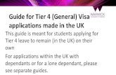 Guide for Tier 4 (General) Visa applications made in the UK · Answer yes if you had Tier 4 (Child) Student leave (this is usually a visa granted to students under the age of 18).