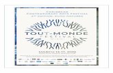 190404 Tout-Monde Festival Report · the Pérez Art Museum Miami, the INSULA opening concert at Koubek Center-MDC, the Raranaval procession in the Design District, the theater play