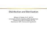 Disinfection and Sterilization...Disinfection and Sterilization in Healthcare Facilities WA Rutala, DJ Weber, and HICPAC, “In press” zOverview Last Centers for Disease Control