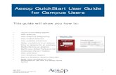 Aesop QuickStart User Guide for Campus Users · Aesop will create a new confirmation number. Please note that the substitute will be notified that the absence was split. The substitute