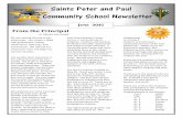 Congratulations Saints Peter and Paul Class of 2015 ...images.pcmac.org/SiSFiles/Schools/NY/... · Mrs. Brunner, for their dedication and commitment to the kindergarten children.