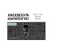 The engine exhaust from this product - American Honda ......Thank you for purchasing a Honda Outboard Motor. This manual describes the operation and maintenance of the Honda BF 75A