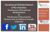 Vocational Rehabilitation (VR) includes · “The program has opened a lot of eyes at the Starbucks facility. Supervisors and partners look past disabilities and realize we all have