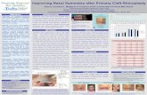 Improving Nasal Symmetry after Primary Cleft Rhinoplasty...surgeons, who regularly perform cleft lip and palate surgery. At the time of repair (3-4 months of age) primary rhinoplasty