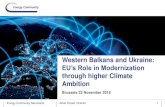Western Balkans and Ukraine · 2019. 9. 13. · Moldova Montenegro FYR Macedonia Serbia Ukraine EnC The primary energy consumption according to ... final NECPs 2020. ... UNDP, 2011
