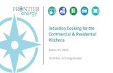 Induction Cooking for the Commercial & Residential Kitchens · How does Electric Induction Cooking Work? •An electrically charged copper coil underneath the hot top surface creates