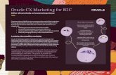 Oracle CX Marketing for B2C · A solution that simplifies marketing. Oracle CX Marketing helps B2C marketers like yourself to develop direct relationships with consumers in real -time