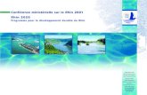 Programme pour le développement durable du RhinLe programme «Rhin 2020 - Programme pour le développe-ment durable du Rhin» définit les objectifs généraux de la poli-tique de