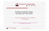 Project Controls Expo · 2017. 5. 5. · ‘Project and Programme Accounting, a practical guide for Professional Service Organisations and IT’, John Chapman, Project Manager Today