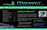 SCHOOL OF PHARMACY NEWSLETTER · in migraine management, and consumer advertising of prescription medications. He also participated in pioneering a nationwide mentoring program of