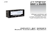 Shop online at omega · 10 OMEGA DPU91-BC Batch Controller System Stand-alone application Connection to a 4 to 20 mA device The DPU91 MUST be powered by 10.8-35.2 VDC ONLY. CAUTION!