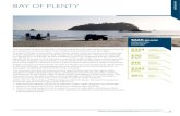 BAY OF PLENTY - nzta.govt.nz · BAY OF PLENTY The transport system in the Bay of Plenty supports a strong and growing economy by providing access that is safer, more resilient and