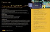 Kelman MULTITRANSTM · historian and SCADA systems. MULTITRANS is best suited for monitoring large, system critical or compromised single phase multiple tank transformers with a view