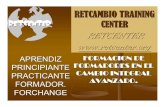 RETCENTER CENTER RETCENTER €¦ · retcambio training center retcenter aprendiz principiante practicante formador. forchange ... posibilidades para enfrentar el desempleo. un empleado