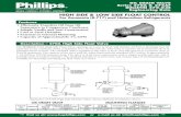 Phillips Series 270A & 275AF OIL DRAIN VALVE · Application of 270A High Side Oil Drain Valve. Various Methods of Instalation Shown Description – 270A High Side Float Valve The