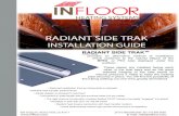RADIANT SIDE TRAK - Infloor Heating Systems...Furthermore, excessive ﬂoor surface temperature will cause foot sweating and athletes foot. Studies have revealed that high ﬂoor surface