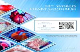 10th World Heart Congress - pharmaevents.com Congress... · Breakthroughs and Cutting Edge Trends in Cardiology Research Heart Congress 2019 Dubai, UAE. Heart Congress 2019 Future