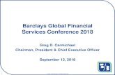 Barclays Global Financial Services Conference 2018 · 2Q18 Bancorp Overview1 Regional footprint Corporate Banking Regional office •Best Private Bank in the Midwest 20185 •Best