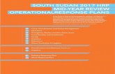 Part I: SOUTH SUDAN 2017 HRP MiD-yeAR Review ... · engage with UNMISS to improve security of the PoC sites and with authorities regarding collective sites and spontaneous settlements.