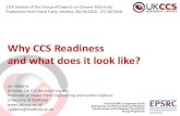Why CCS Readiness and what does it look like?€¦ · global rollout DEVELOPED MARKET CCS ROLLOUT BUILD ALL PLANTS CAPTURE READY RETROFIT CAPTURE ... •Raw Water Pre-treatment Plant
