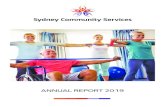 New ANNUAL REPORT 2019 - Sydney Community Services · 2020. 2. 17. · among other things. SCS tradesmen made homes safer with more than $280,000 in modifications work this year.