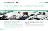 CAR SEAT MANUFACTURER CUTS COSTS AND IMPROES … · CAR SEAT MANUFACTURER CUTS COSTS AND IMPROES UALIT WITH STAMPING ANALYSIS TOOL ADIENT, MICHIAN, USA CASE STUDY Automotive company