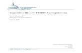 Legislative Branch: FY2013 Appropriations/67531/metadc87224/m1/1/high_res… · 06/06/2012  · The legislative branch budget has decreased the last two fiscal years. The FY2012 level