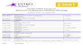 ESTRO/ESMIT Course on Molecular Imaging and Radiation Oncology€¦ · Molecular Imaging and Radiation Oncology Bordeaux, France - 10–13 April, 2017 Day 1 - Monday, 10 April, 2017