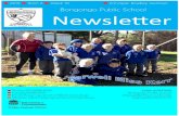 Bongongo Public School Newsletter · coaching clinics with hot shots tennis coach Colin Maher. We will participate in lessons on a fortnightly basis. Lessons will begin after recess