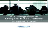 ICT Integration in Mergers & Acquisitions · Understanding the current state of ICT is the basis for planning. Information is needed for the areas shown in Figure 3 (page 6). This
