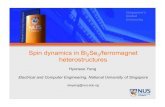 Spin dynamics in Bi Se /ferromagnet heterostructurescspin.umn.edu/events/tsd2016/presentations/Hyunsoo_Yang_TSD_FI… · Microscopic mechanism of the anomalous Hall effect 47 1. Intrinsic