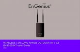WIRELESS 11N LONG RANGE OUTDOOR AP / CB ENS202EXT … · The ENS202EXT Wireless Outdoor unit provides not only detachable antenna connectors for antenna upgrade, but also high output
