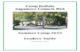 Summer Camp 2015...Sagamore Council Summer Camps. The following rules have been established for the health, safety, and protection of all persons attending camp. 1. Closed-toed shoes
